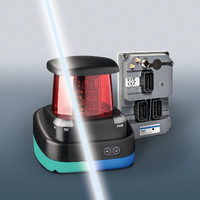 Pepperl+Fuchs' R2000 laserskanner (2-D LiDAR sensor) ble spesialtilpasset til Kollmorgen's CVC600 kjøretøycontroller.